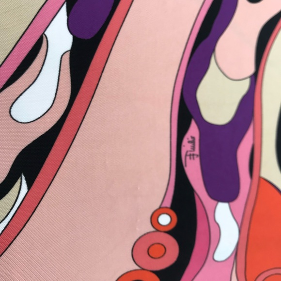 EMILIO PUCCI ORANGE MULTI BELTED DRESS MODEL 11RL95 SIZE IT 42 / US 8 NWOTS! - Picture 16 of 16